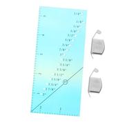 jojofuny Precision Sewing Ruler with Gradient Color Seam Allowance Guide for Quilting and Patchwork Durable and Fade Resistant Measuring Tool for Accurate Fabric Positioning