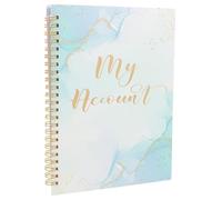 jojofuny Print Financial Check Register Book Portable Personal Accounting Notebook for Budgeting and Check Tracking with User-friendly Layout and Comprehensive Record Keeping