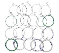 jojofuny Professional 21pcs Guzheng Strings Set Metal Wire Replacement Strings for Chinese Guzheng Acoustic Instrument Accessories Compatible with Models for Music Performance and Practice