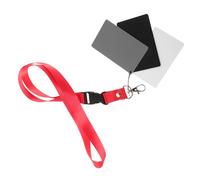 jojofuny Professional Grey Balance Card Portable Photography Reflector Light White for Camera Video