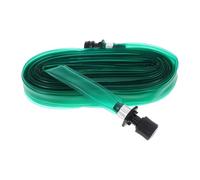 jojofuny PVC Flat Soaker Hose for Outdoor Irrigation Green Garden Watering Hose with Uniform Rainlike Water Distribution Farm Irrigating Supply for Greenhouses and Lawns