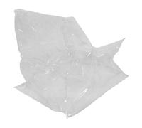 jojofuny PVC Stuffed Animal Storage Bean Bag Chair Cover Waterproof Zipper, Organizer Pouch for Playroom and Bedroom, Plush Holder