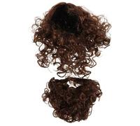 jojofuny Realistic Use Lightweight Set Jesus and Wig Beard Men Breathable Construction with Full Layered Look on Cosplay Costume Activities Stage