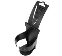 jojofuny Rear Seat Cup Holder for Car and Truck Headrest, Black Abs Material Versatile Storage Rack Built to Last, Suitable for Beverages and Mobile Phones, for Driving the Road