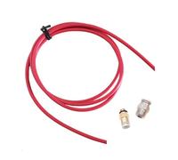 jojofuny Red Metal PTFE Quick Coupling Fitting for 3D Printer with 360 Degree Rotation and Easy to Disassemble Design, Compatible with Pc4-m6 M10 Hot End Extrusion