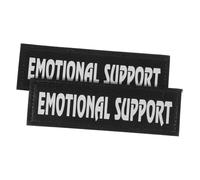 jojofuny Reflective Service Dog Patches Decorative Pet Vest Patch with English Words Design Night Safety Reflective Tag for Dog Harness Practical and Stylish Pet Supply Accessory