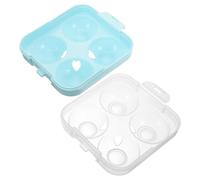 jojofuny Refrigerator Egg Organizer Plastic Egg Carton Storage Holder Porcelain Holder Fridge Bin