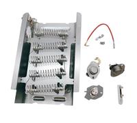 jojofuny Replacement Heating Element for Dryer Compatible with Multiple Brands, Easy to Install Thin Band Heater Element Made of Stainless Steel and Copper for Household Appliance Use