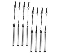 jojofuny Retractable Mini Stylus Pen 8pcs for Touchscreen Devices, Lightweight Plastic and Metal with Comfortable Grip, Precision Touch for Tablets, Phones and Atms