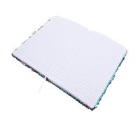 jojofuny Reversible Sequin Diary with Lock for Journal Notebook for Daily Writing School Supplies Creative Flip Sequins Paper Design
