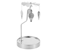 jojofuny Rotary Candle Holder Aromatherapy Rotating Candlestick Candle Carousel Tabletop Stand for Home Decor Weddings Dinner Parties Holidays Anniversary 22.00 X 10.50 X 10.50 Cm