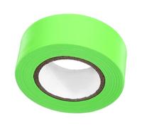 jojofuny Safety Caution Tape Green 2.5 Cm × 30 m Non-adhesive Polyester Flagging Tape for Floor Marking, Stage Setup, and Tree Branch Warning
