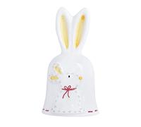 jojofuny School Bell Santa Toys Hand Call Bell to Care for The Sick and Elderly Dinner Call for Pets Ceramic Rabbit Bunny Service Decorative s Table