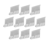 jojofuny Shelf Sign Holder High Transparency with Slide-in Design 20pcs PVC Label Display Stand for Retail and Supermarket Use for Pricing and Product Signage