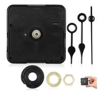 jojofuny Silent Small Clock Mechanism Kit - Battery Operated Quartz Movement Motor with Hands - DIY Desktop Wall for 10-12cm Dial