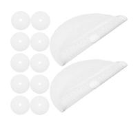 jojofuny Silicone Dehydrator Sheets Dehydrator Accessories 12pcs round Non-stick Reusable Food Dryer Mats for Easy to Clean Fruit and Meat Drying