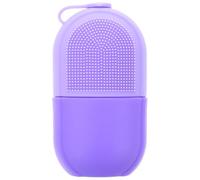 jojofuny Silicone Facial Ice Roller Purple Ice Cube Massage Tool for Face Skin Cooling Therapy and Puffiness Relief