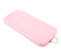 jojofuny Silicone Makeup Brush Bag Small Makeup Organizer Bag Portable Zipper Design Chic Stylish Women Pouch for Outdoor Travel Option