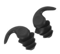 jojofuny Silicone Noise Reduction Black with Box 1 Pair Comfortable to Wear Reusable for Sleeping and Studying for Working and Noise Blocking