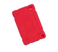 jojofuny Silicone Shockproof Hard Case Cover with Stand for Fire Durable Red Protection Against Fingerprints Scratches and Dust