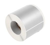jojofuny Silver Scratch Off Stickers Paper Labels Roll for Events and Parties, Conceals Hidden Text with Smooth Scratching Experience, for DIY Reward Cards and Creative Scratch Labels