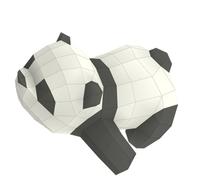 jojofuny Sleeping Panda Geometric Origami Stereoscopic Paper Model DIY Handmade Decoration for Festivals Parties and Shows Easy Assembly with High Grade Iridescent Paper