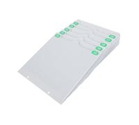 jojofuny Slot Attendance Card Rack Wall Mount Holder for Employee Cards Organizer Storage Shelf with Construction and Minimalist Office Design