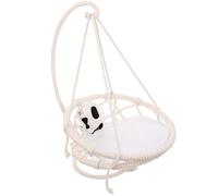 jojofuny Small Animal Hammock Large Cotton Pet Rest Bed for Hamsters Rats Reptiles Breathable Comfortable Sleeping Swing for Small Pets Cage Accessory
