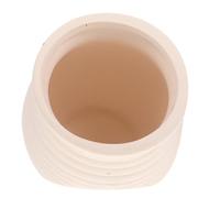 jojofuny Small Aquarium Fish Tank Cave Hiding Shelter Pottery Hideout for Shrimp Betta and Aquatic Pets White Fish Tank Accessory Safe Freshwater Aquarium Decoration