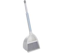 jojofuny Small Broom and Dustpan Boy Girl White Cleaning Kit for Home Kitchen and Craft Play Stackable Design for Role Play for Boy Girl Over Years