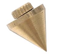 jojofuny Small Weight Plumb Copper Cone Plumb Flat Throw Weight for Classroom Demonstrations Middle School Physics Education Experiments Precision Golden Copper 0.59x0.39x0.39in