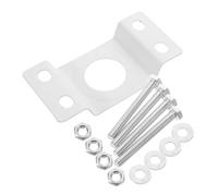 jojofuny Solar Light Mounting Bracket Pole Kit for Outdoor Street Lamps Heavy Duty Lamp Post Installation Accessories Screws