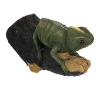 jojofuny Solar Powered Lizard Shape Garden Lamp Outdoor Lights Decorative Animal Statue for Pathways and Parks with Automatic Charging Design