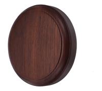 jojofuny Solid Wood round Bonsai Stand Thickened 10cmx10cmx2cm Indoor Plant Display Pedestal Wooden Ornament Base for Vase and Small Planter Support