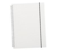 jojofuny Spiral Grid Notebook Transparent Cover Lightweight Student Notepad for Note Taking Diary Journal Work Organization and Travel Planning