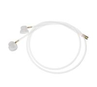 jojofuny Spray Nozzle Extension Hose White 2pcs Plastic Material with Versatile Use and Dust Removing Function for Air Conditioner Aerosol Can Replacement Suitable for Homes and Stores