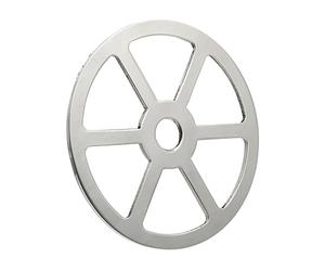 jojofuny Stainless Steel Automatic Glass Cup Rinser Head, Silver Cup Washer Accessory, Easy to Install Snowflake Design for Bar Sink and Tabletop Glassware Cleaning