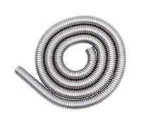 Jojofuny Stainless Steel Cable Sleeve Protector Flexible Metal Conduit Metal Threaded Hose for Home Office Desk Tv and Computer Cable Management Wire Protection Hose Silver