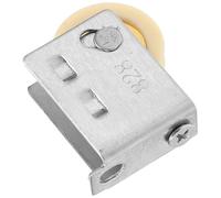 jojofuny Stainless Steel Groove Wheel Bearing Pulley Roller for Sliding Doors and Window Rails, Sturdy 22mm Inner Diameter with 5.2mm Slot Width, for Windows and Hardware Doors