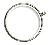 jojofuny Stainless Steel Round Floating Locket Pendant Necklace DIY Photo Frame Charm for Women Elegant Romantic Jewelry Supply for Special Occasions