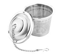 jojofuny Stainless Steel Seasoning Ball Filter Infuser with Long Chain Clip Reusable Tea Strainer for Loose Leaf Tea and Spice Cooking Portable Mesh for Home Brewing and Hot Pot