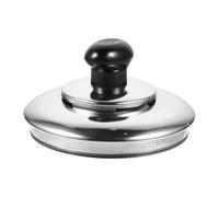 jojofuny Stainless Steel Teakettle Lid Replacement with Loud Whistle Feature and Convenient Installation, Silver Water Kettle Cover for Teapot and Boil Water Kettle Use