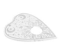 jojofuny Star Artistic Feeling Pendulum Divination Acrylic Board with Decorative Effect and Portable Design Altar Board for Room Or Office Use