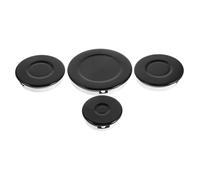 jojofuny Stove Accessories Burner Caps for Portable Stove Top Electric Concave Surface Design for Double Burner Electric Cooktop Use Flame Cap Replacement Kit
