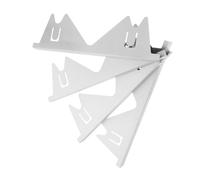 jojofuny Stove Gap Filler for Gas Burners 4pcs Stainless Steel Hob Covers Heat Resistant Kitchen Stove Accessories