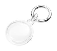 jojofuny Sturdy Scratch-resistant Case Wear-resistant Portable Storage Shell for Keychain Tracker Transparent Design for Pet Location Tracking