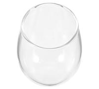 jojofuny Stylish Stemless Wine Glass 300ml Large Glass Mug Elegant and Simple Design for Parties and Home Use