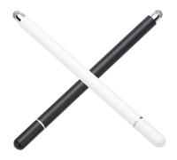 jojofuny Stylus Pen and Capacitive Touch Screen Pens 2pcs Universal Tablet and Smartphone Magnetic Dual-use for Mobile Devices White and Black