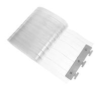 jojofuny Supple Transparent Door Curtain Thick Strip Partition for Wind Dust Protection Insulated Barrier for Doors Windows Balconies Easy Install Suitable for Home Commercial Use