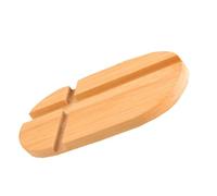 jojofuny Tablet Support Wooden Mobile Phone Holder Bracket for Desk with Stable Base Phone Stand for Hands-Free Viewing Retro Design for Bed or Home Desktop Decoration
